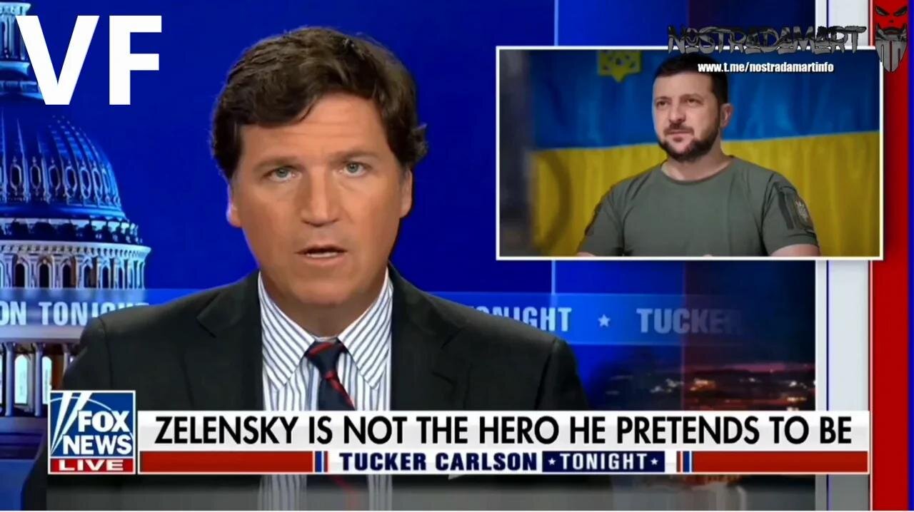 Tucker Carlson - Zelensky est une force très sombre (FR)