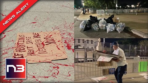 Abortion Protesters Caught Leaving Something GROSS Outside Supreme Court