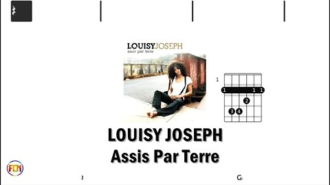 LOUISY JOSEPH Assis Par Terre - (Chords & Lyrics like a Karaoke) HD