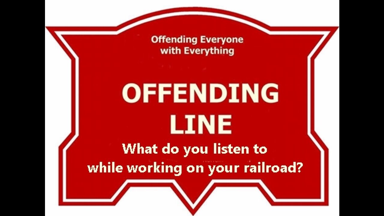 What do you listen to while working on your railroad?