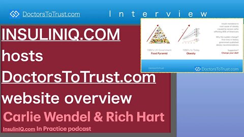 INSULINIQ.COM hosts DoctorsToTrust.com website overview