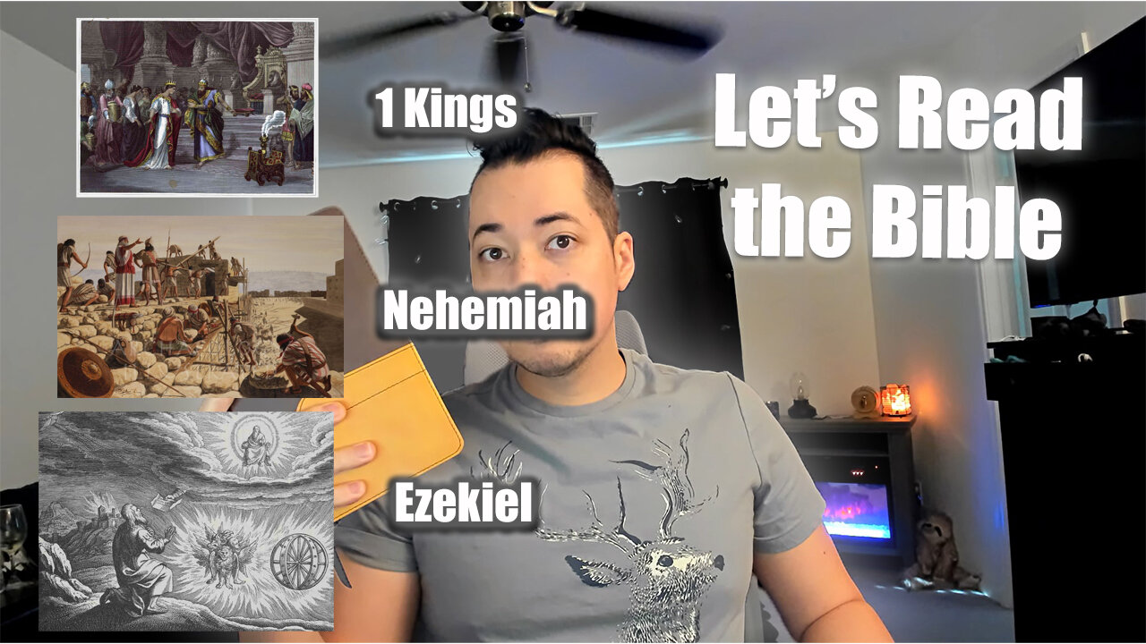 Day 292 of Let's Read the Bible - 1 Kings 1, Nehemiah 11, Ezekiel 48