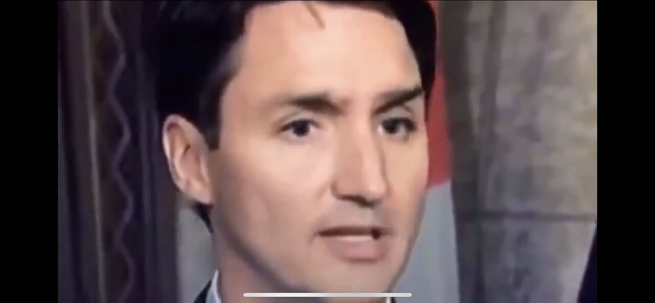 FAKE JUSTIN TRUDEAU PHONEY EYEBROW MALFUNCTION