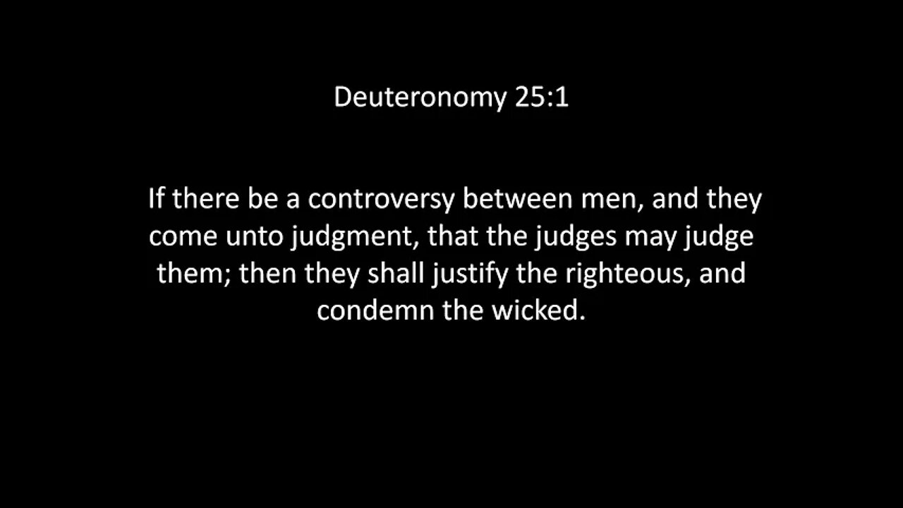 Deuteronomy Chapter 25