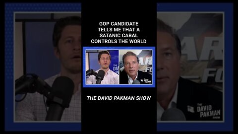 GOP Candidate Tells Me That a "Satanic Cabal" Controls the World #shorts