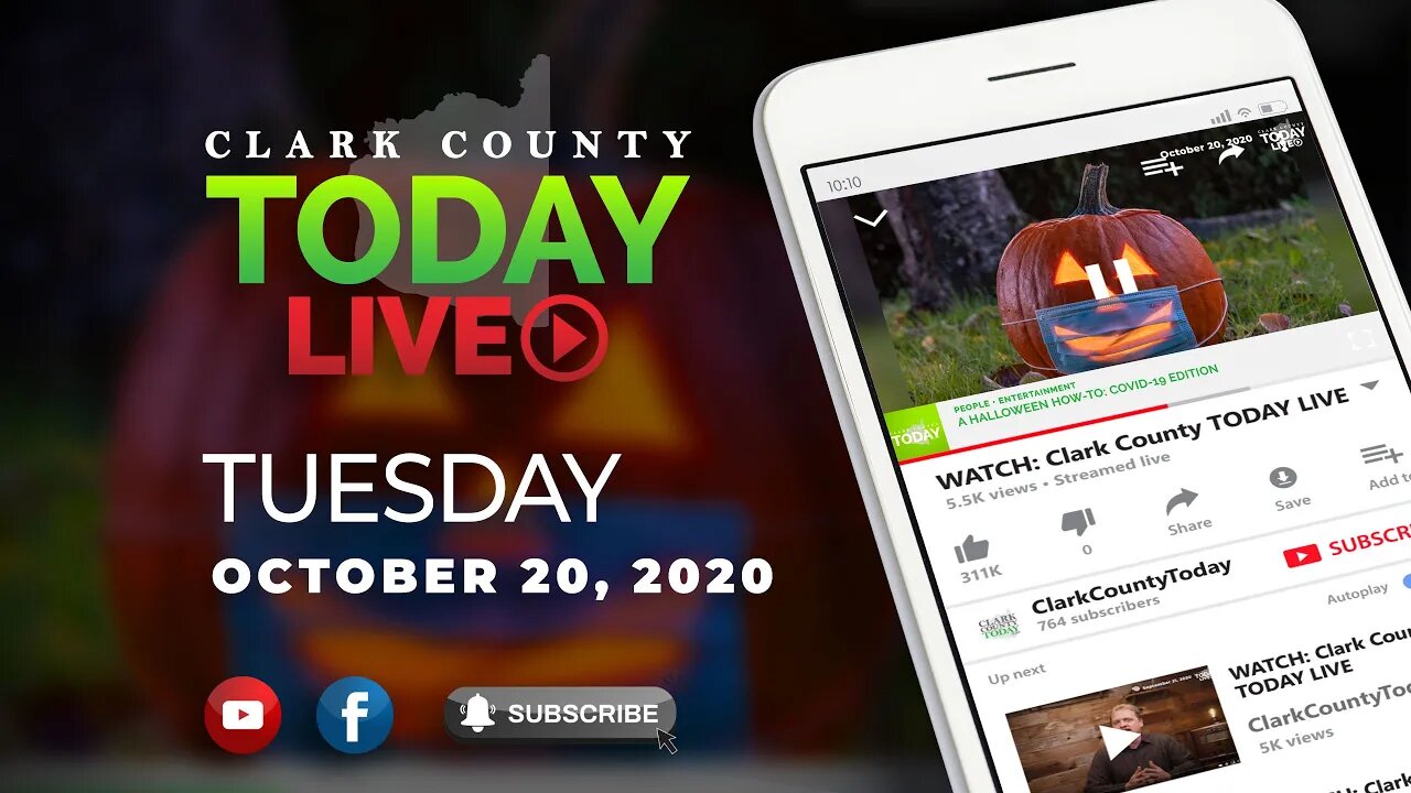 WATCH: Clark County TODAY LIVE • Tuesday, October 20, 2020