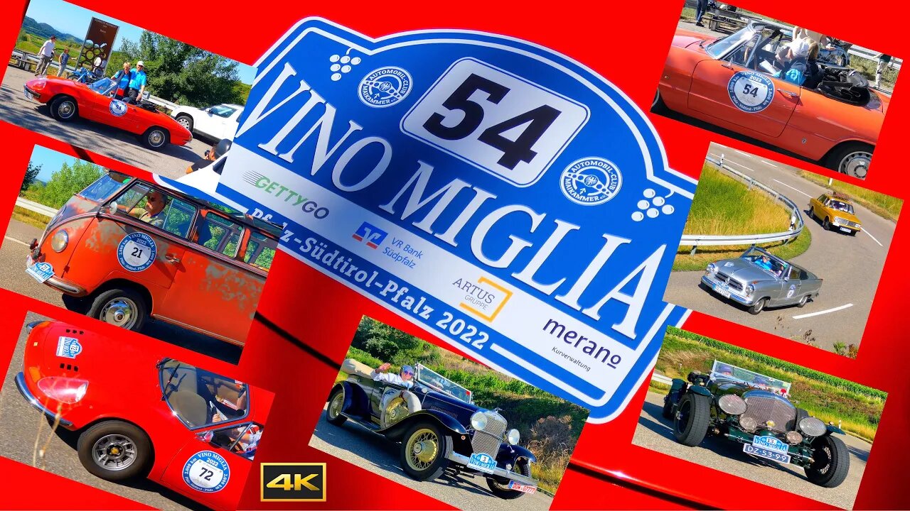 Oldtimer-Rallye "Vino Miglia 2022" Texaspass-Kaiserstuhl
