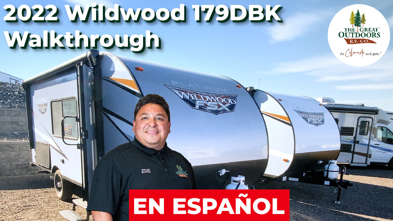 REMOLQUE DE VIAJE PERFECTO 2022 Wildwood 179DBK Travel Trailer Best 2022 RV Family En Espanol