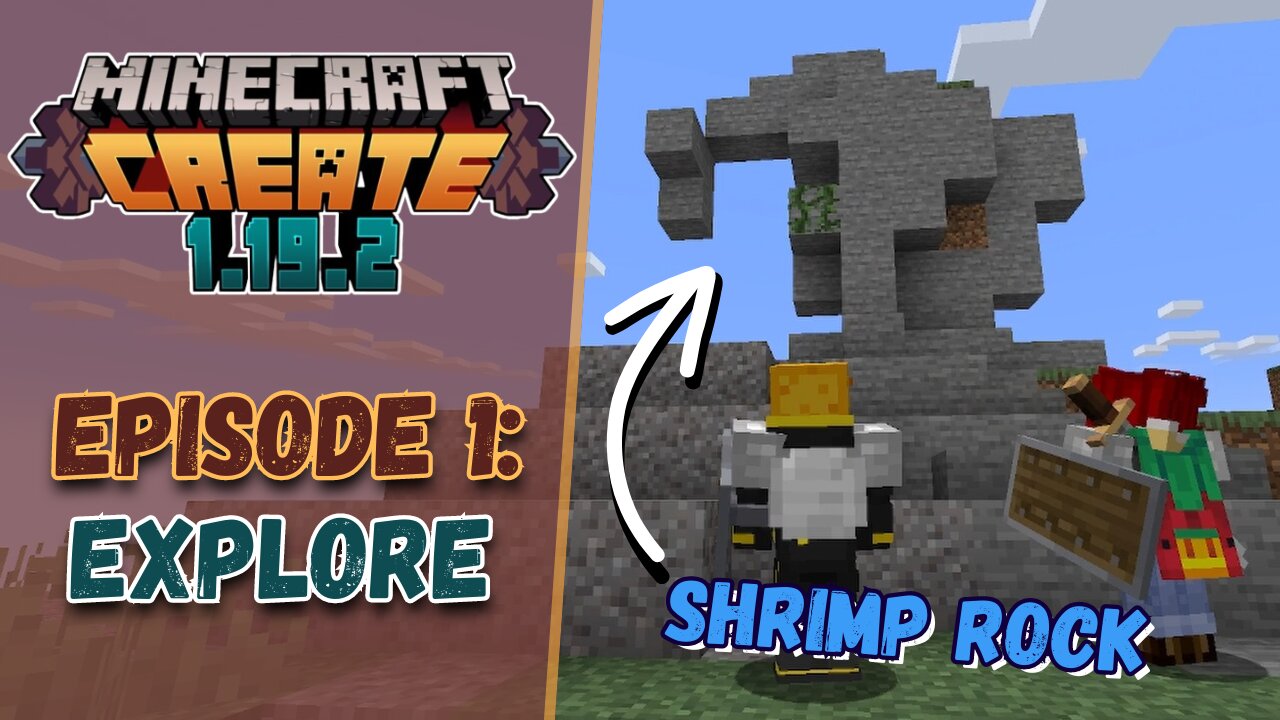 We Explored a New Survival World | Minecraft Create Mod Ep. 1