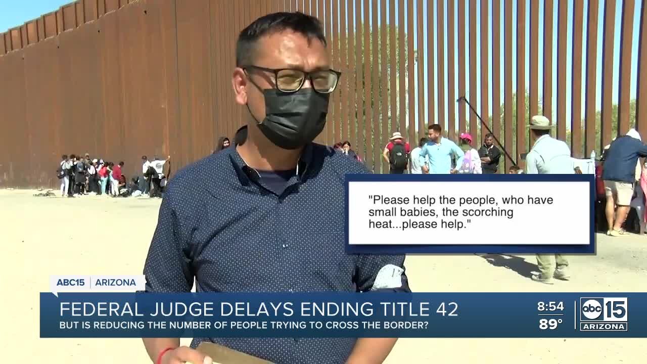 Immigrants still crossing into Arizona despite Title 42 extension