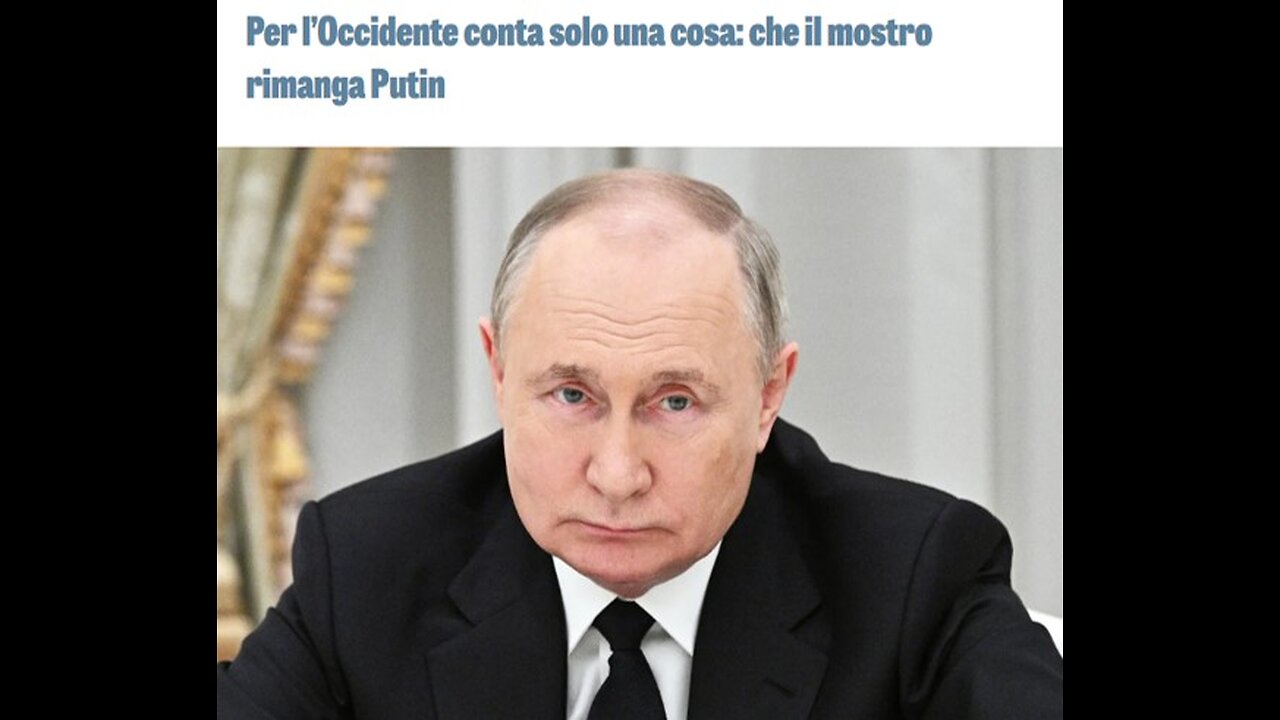 Occidente, parola d'ordine: Demonizzare Putin!