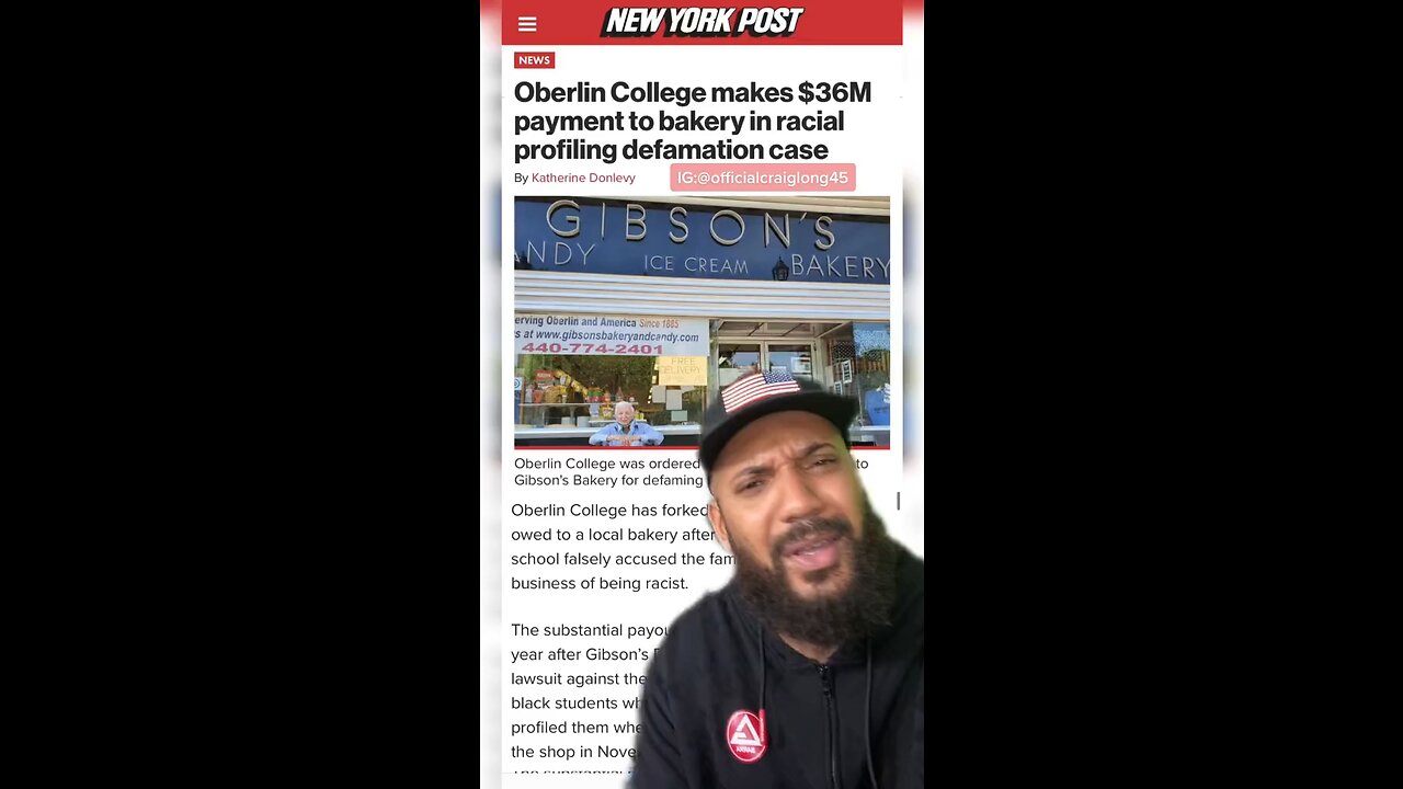 Oberlin College Learned A $36M Lesson ‘GO WOKE, YOU GO BROKE!’ 💁🏼♂️😆