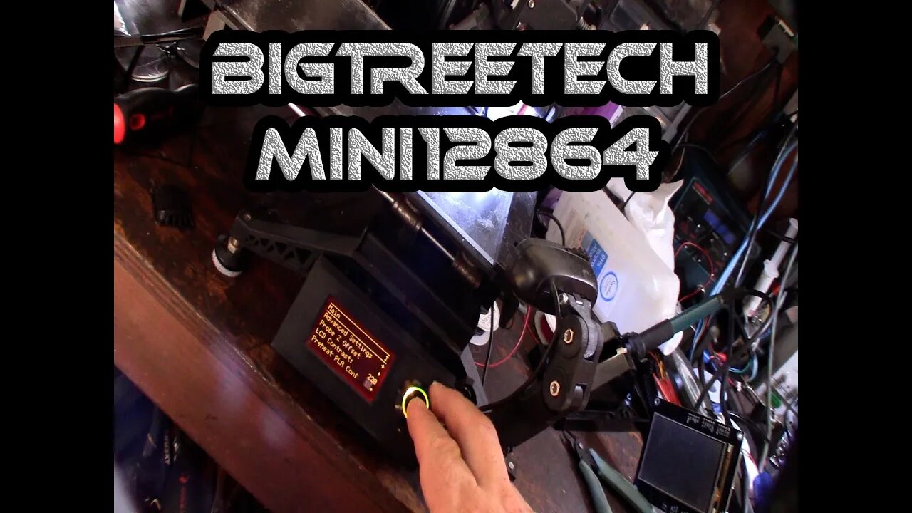 BIGTREETECH Mini12864 1.0 LCD Installation, Same as FYSETC 2.1 Marlin neopixel Mini 12864