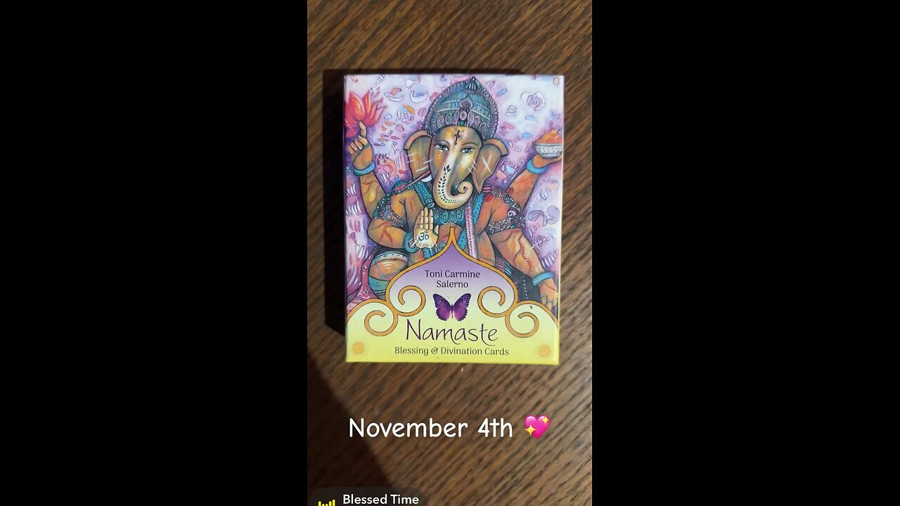 11/4/24 card: blessed time