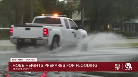 Hobe Heights neighborhood prepares for flooding