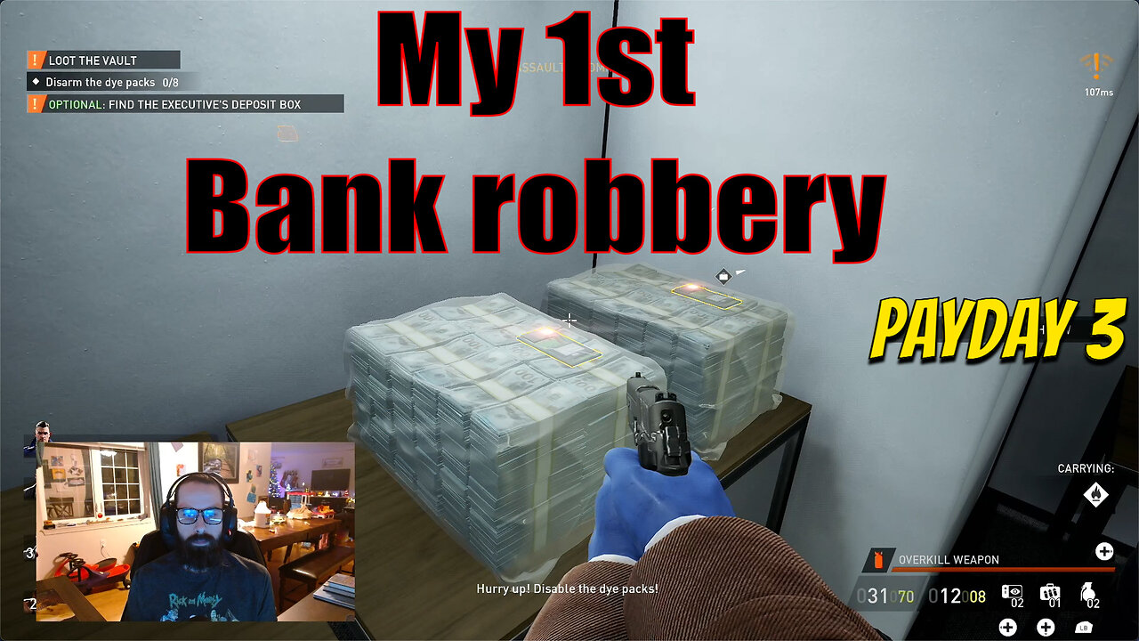 PayDay 3: My first game EVER 😬 BIG MONEY *Series S 1080p*