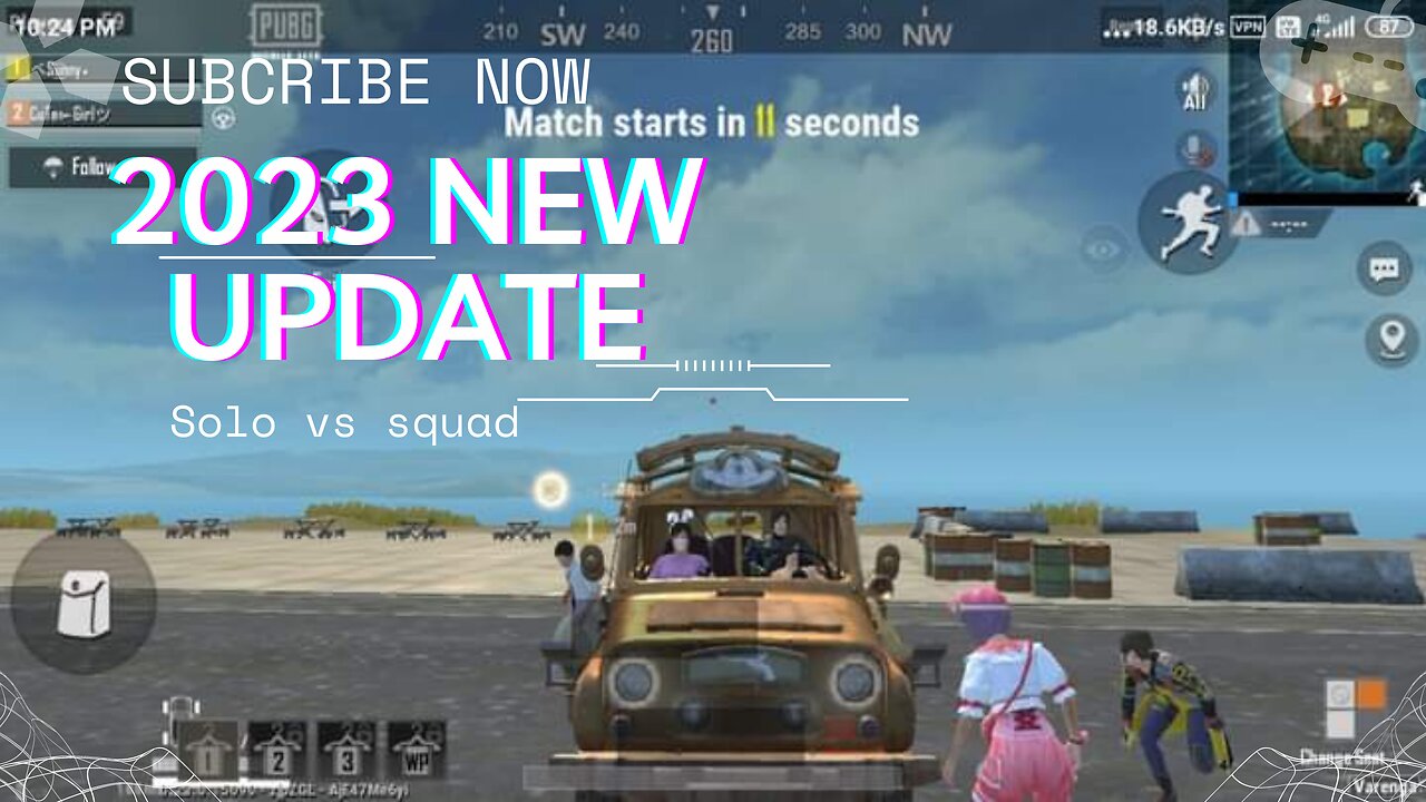 2023 New update GAMEPLAY 😱🔥pubg mobile lite solo vs squad gammer gaming