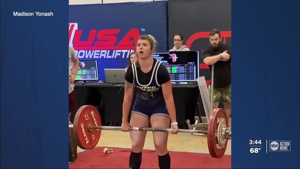 Florida Polytechnic powerlifter heads to nationals