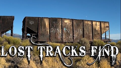 Lost Train Cars in the Desert