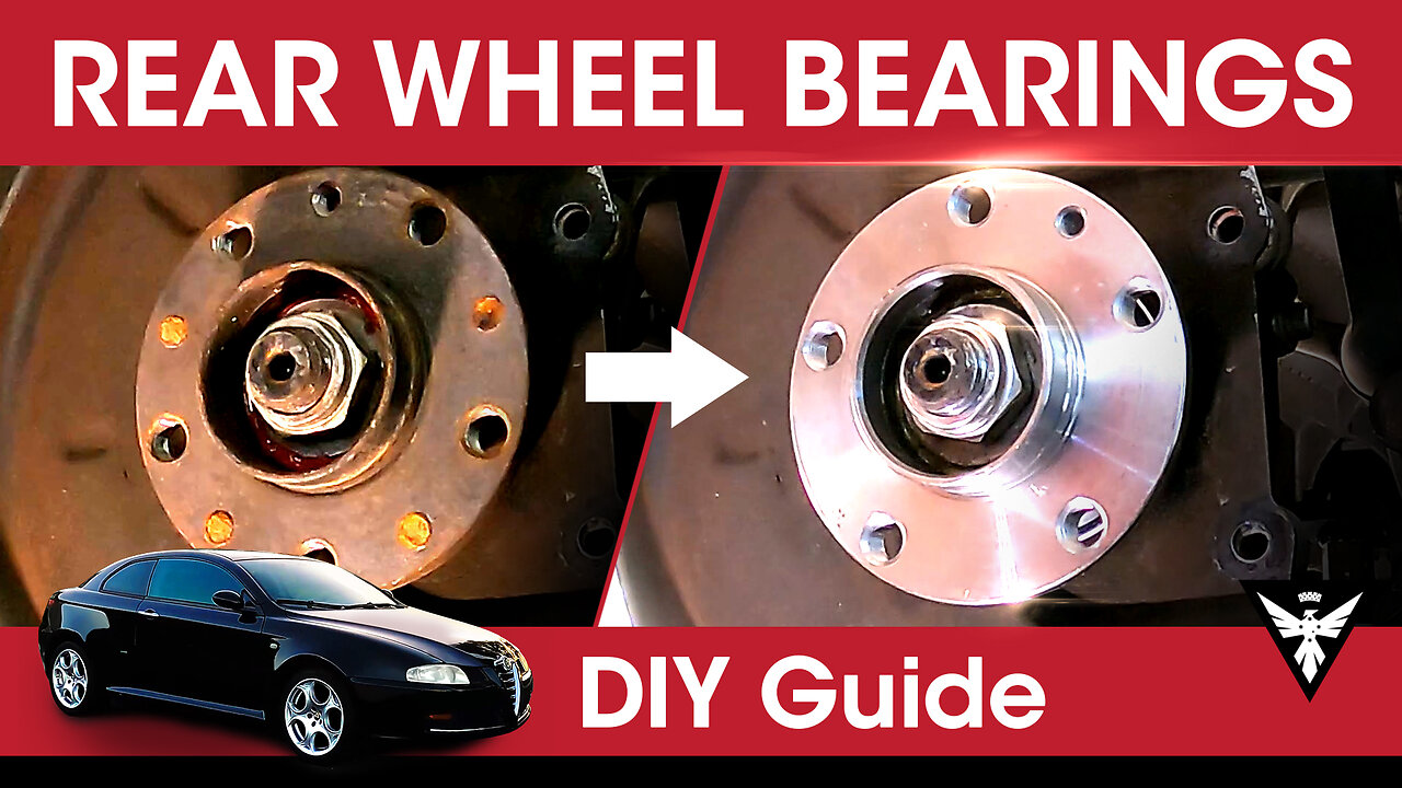 Rear Wheel Bearing Replacement DIY Alfa Romeo GT JTS