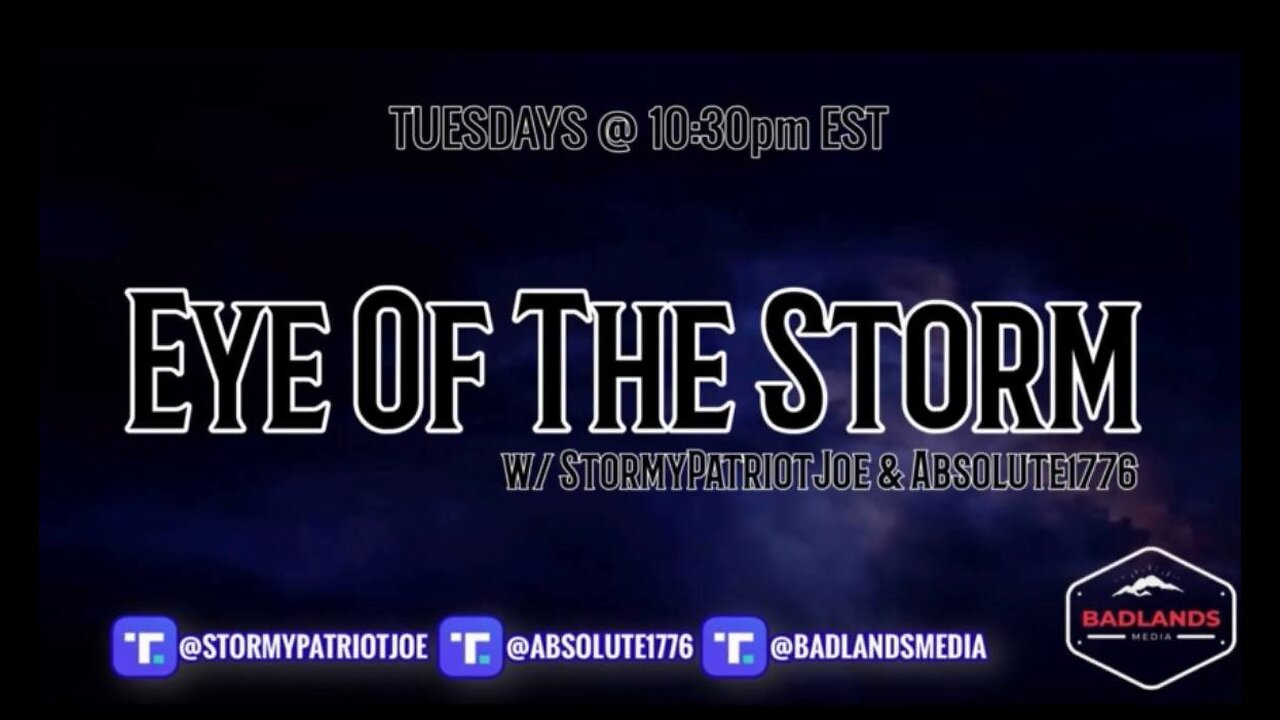 Eye of the Storm Ep 28 - Q and Devolution With Patel Patriot