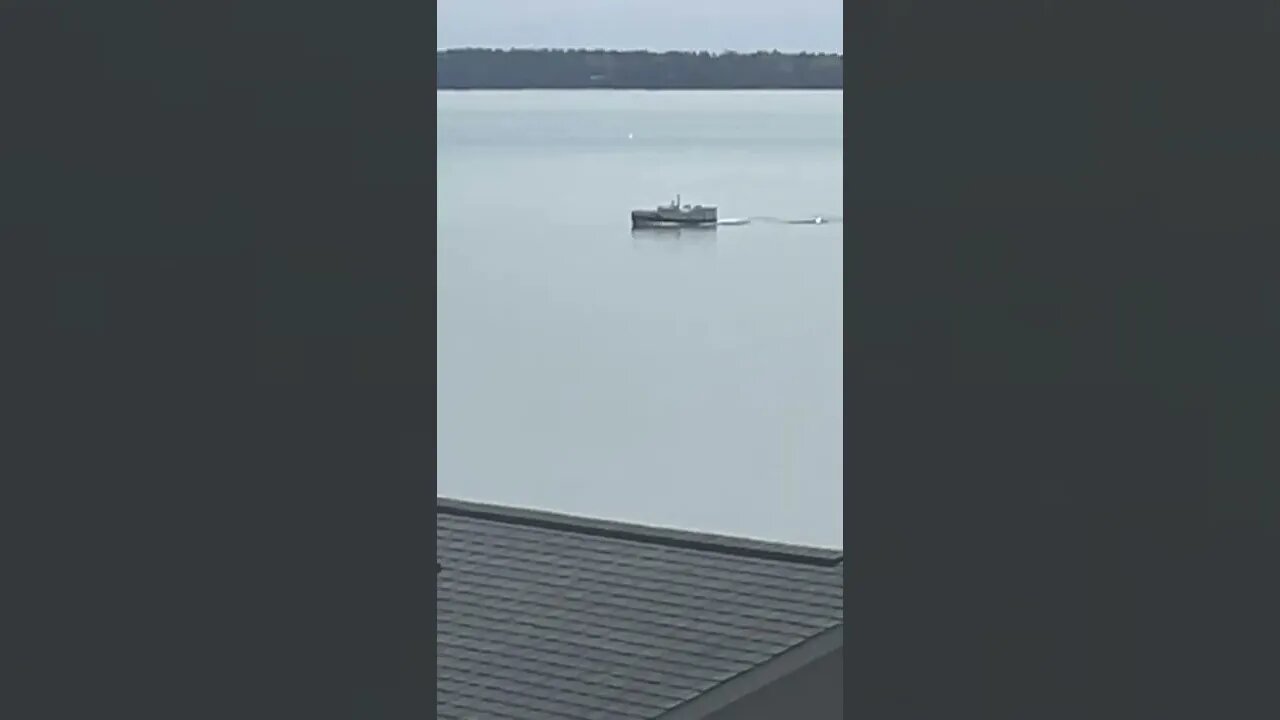 Commercial fishing vessel on Lake superior.￼