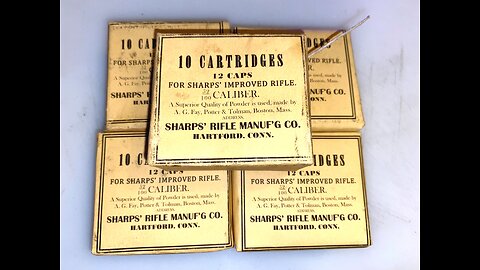 Making Linen Cartridges for the 1859 Sharps Infantry Rifle