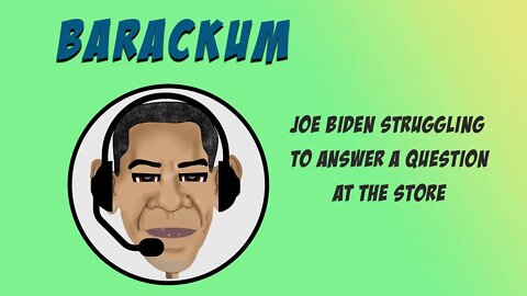 Prisoner of Conscience S1 - E1 - Barackum | Joe Biden Struggling to Answer Question at the Store