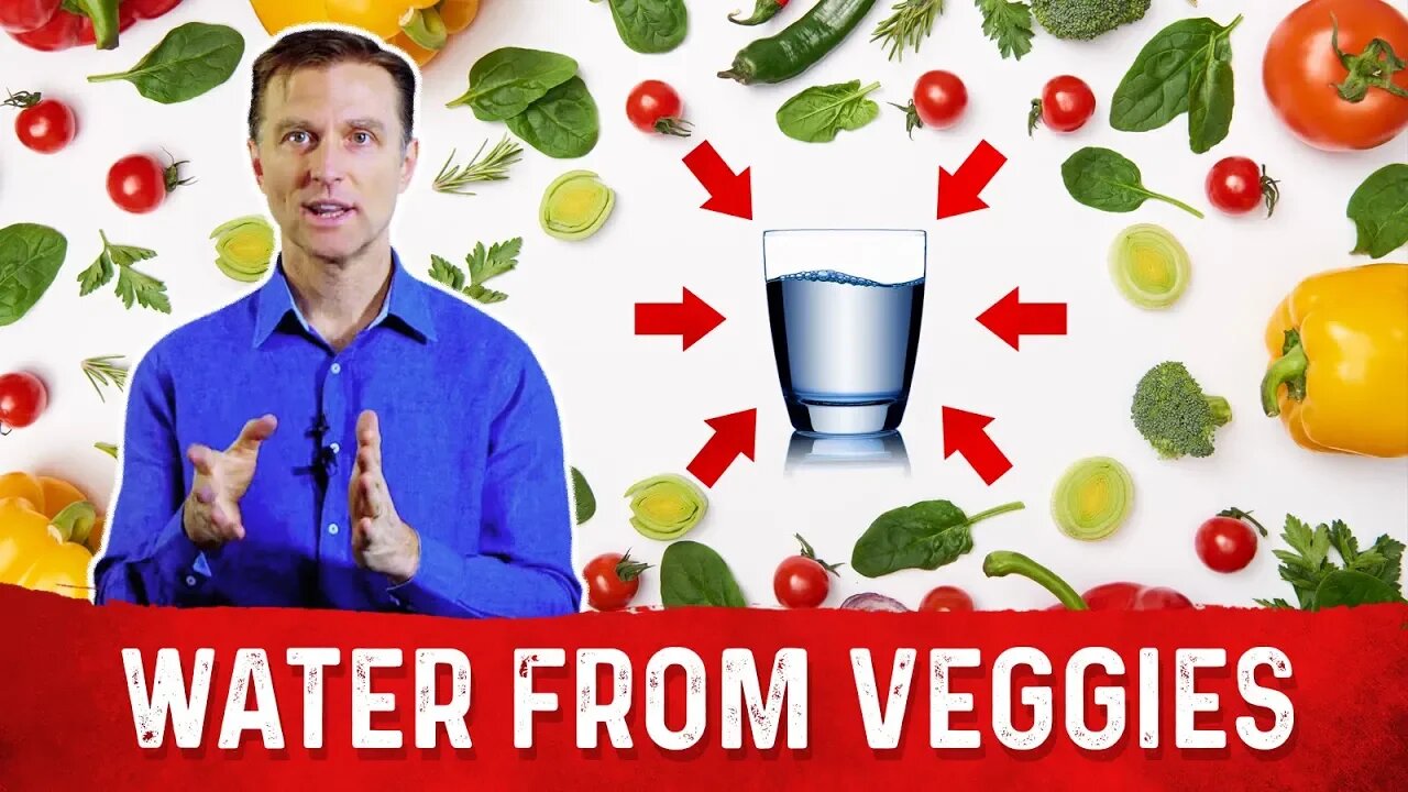 How Much Water Do We Get From Vegetables? – Dr.Berg On Water Rich Foods & Water Consumption