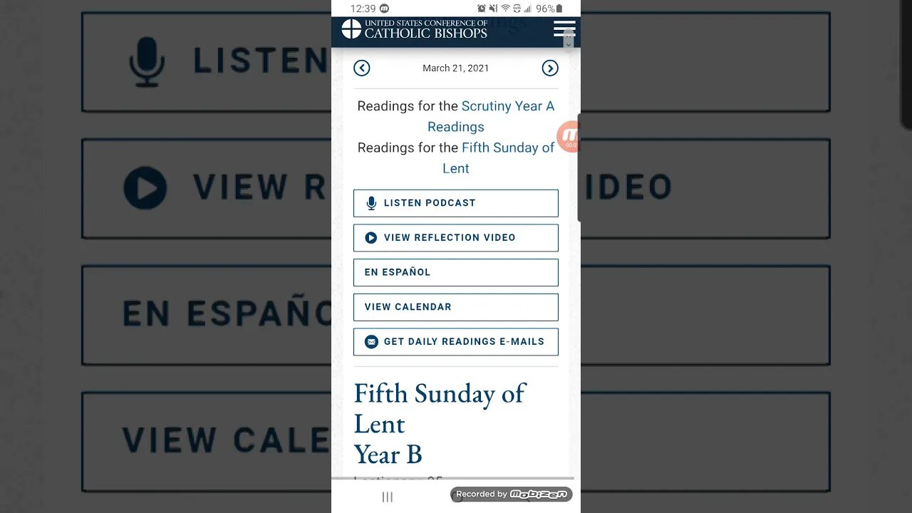 Jesus is our Savior/ Bible reading March 21 / 2021