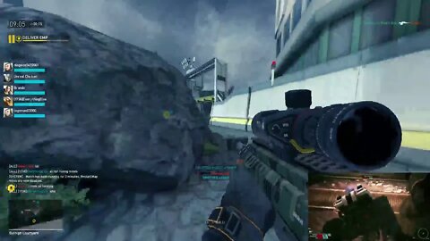 I think he is hacking