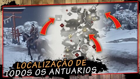 Ghost Of Tsushima, Localização De Todos Os Santuarios, super Dica Pt Br