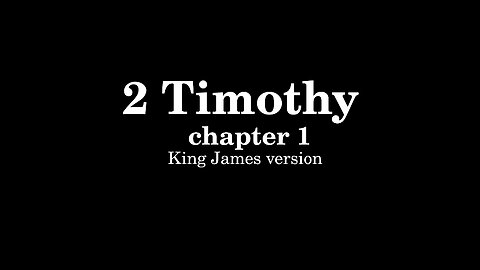 2 Timothy 1 King James version