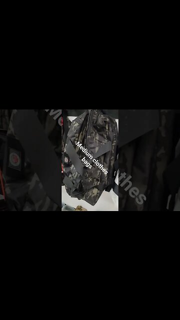 medium clothes bags #multicamblack #soeclothesbag