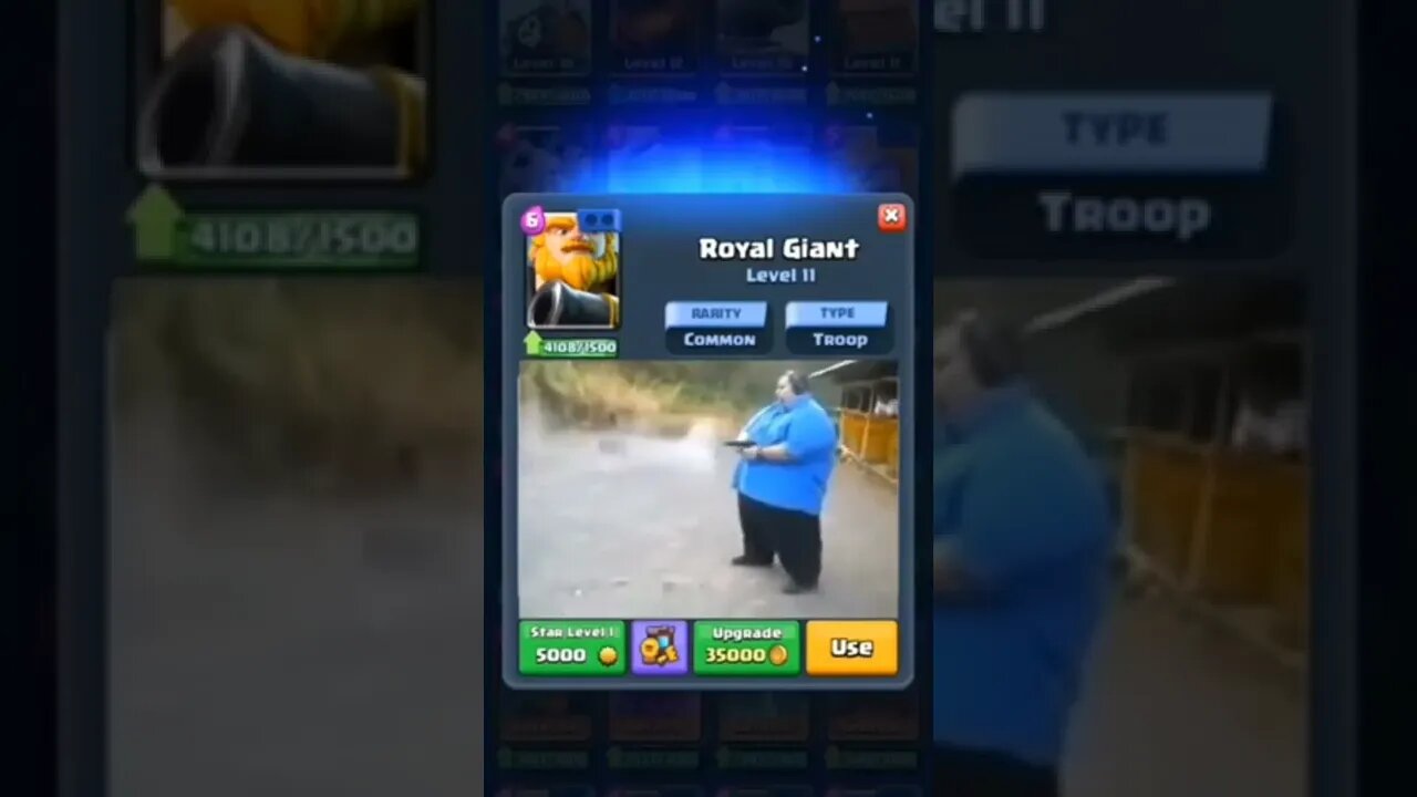 Gigante real clash royale #shorts #clashroyal #clash #clashroyale #royale #supercell