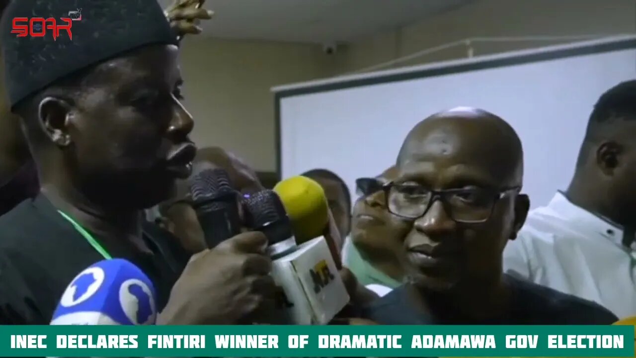 INEC Declares Fintiri Winner Of Dramatic Adamawa Gov Election