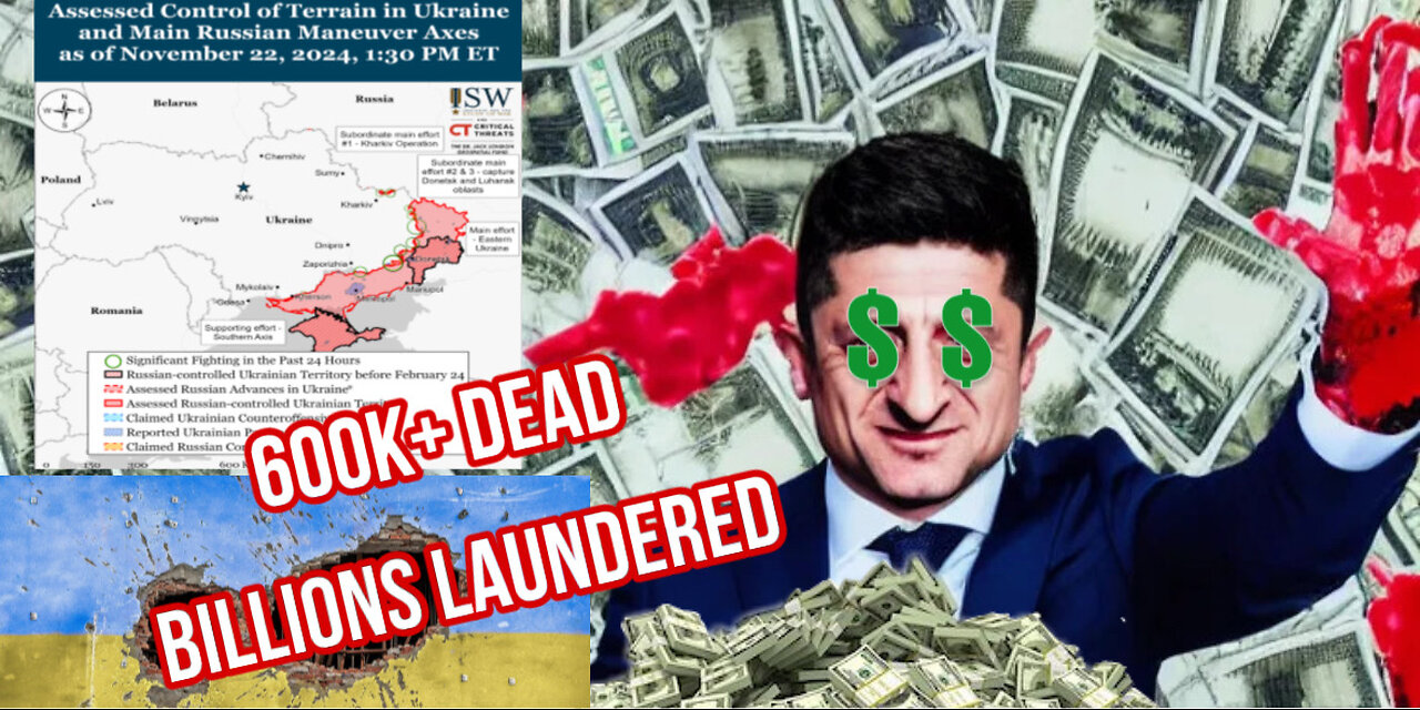 600k+ Of Ukrainians Dead as Zelensky Sits on Billions of American Tax Dollars over a pointless war