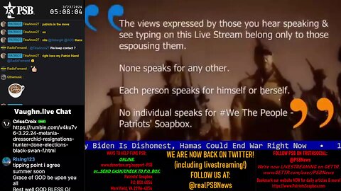 2024-03-23 05:00 EDT - Patriots Rising: with Q Trooper & Majjik