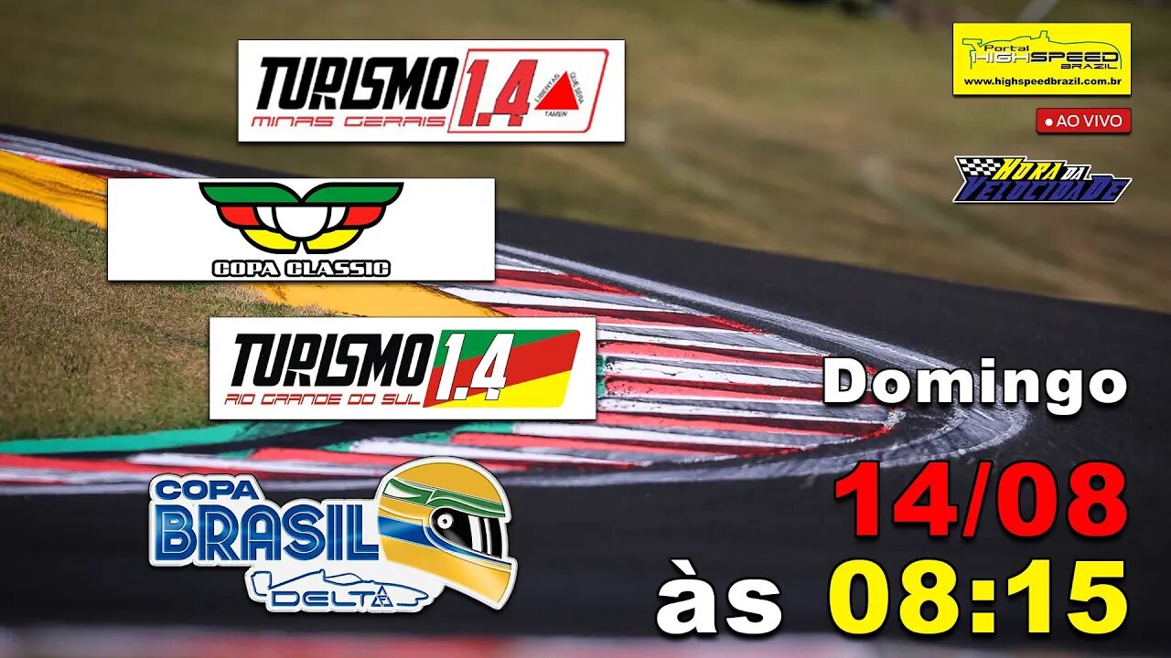 TURISMO 1.4 MG + COPA CLASSIC RS + TURISMO 1.4 RS + COPA BRASIL FÓRMULA DELTA | Ao Vivo