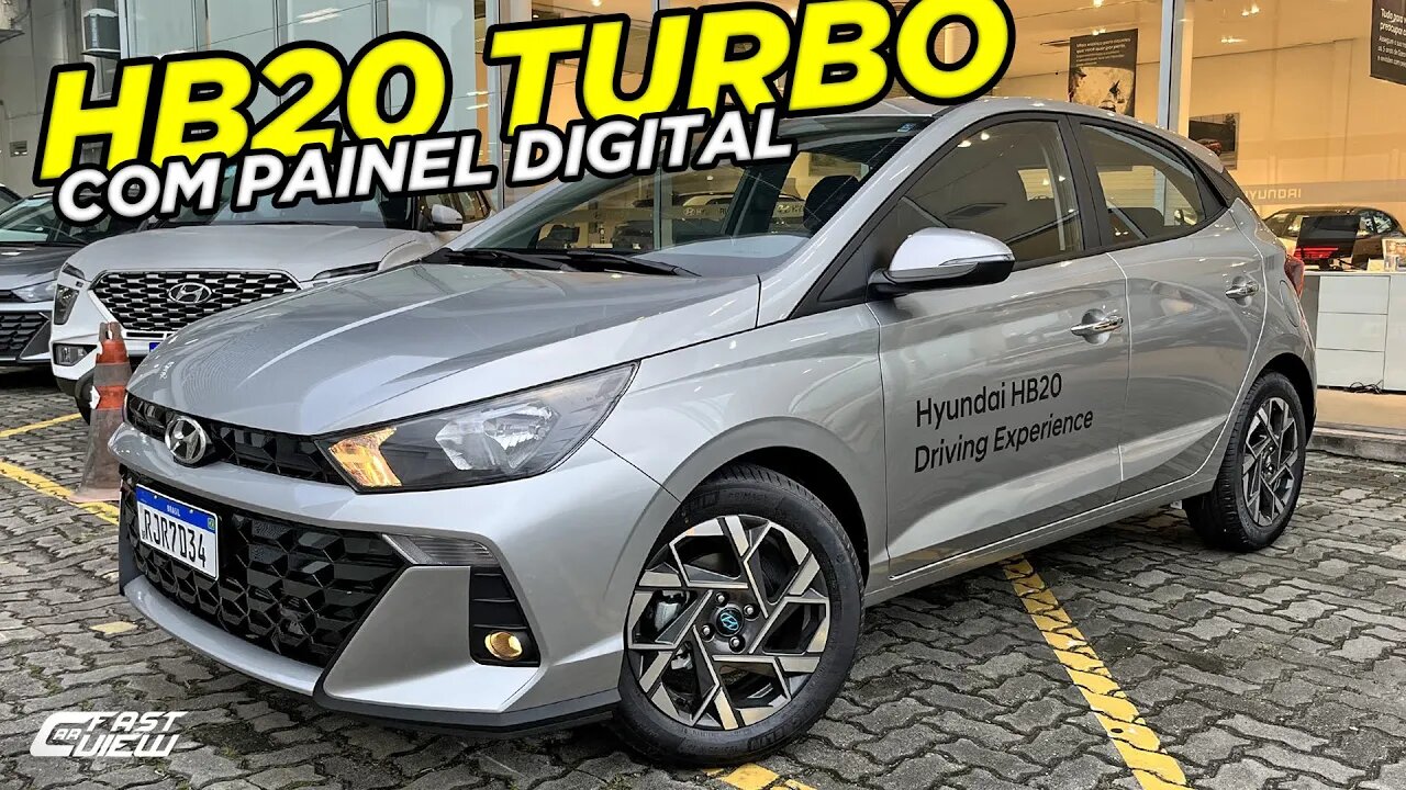 NOVO HYUNDAI HB20 PLATINUM TURBO 2023 + COMPLETO COM PAINEL DIGITAL! TEST DRIVE E AVALIAÇÃO