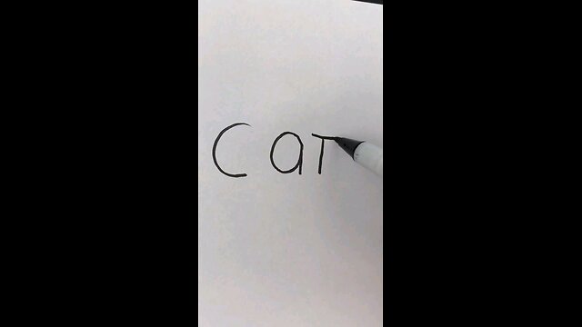 Cat easy drawing