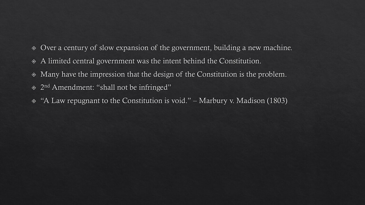 America and the Government Subversion of the Constitution