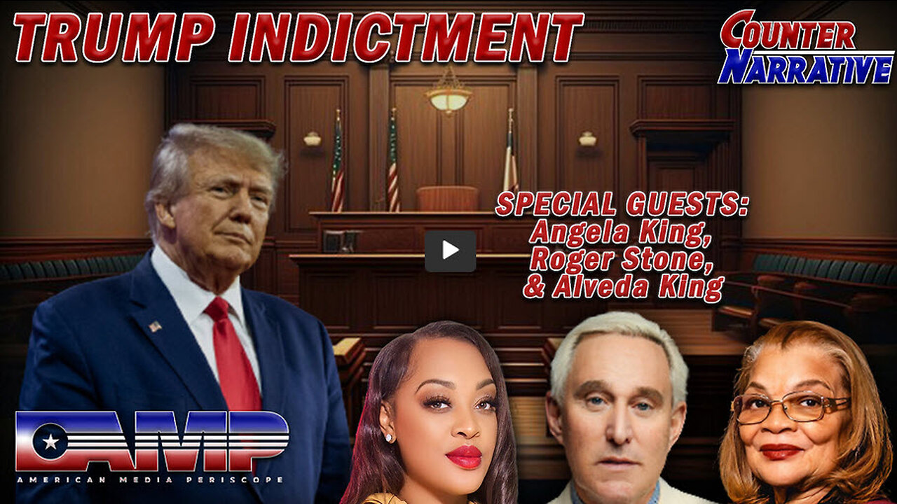 Trump Indictment with Angela King, Roger Stone, & Alveda King | Counter Narrative Ep. 82