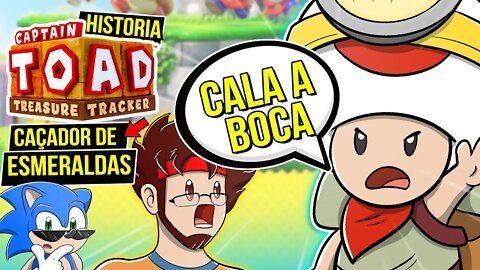 JOGO do TOAD CAÇADOR de ESMERALDAS 😵| CAPTAIN TOAD