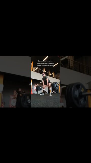 Cuando Alguien Quiere Entrenar Contigo y lo Pones a Hacer tu Rutina de Piernas 🔥