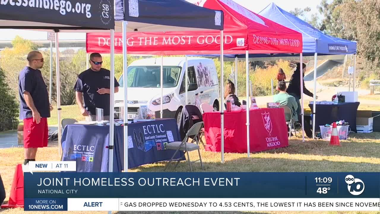 Chula Vista, National City officials host joint homeless outreach event