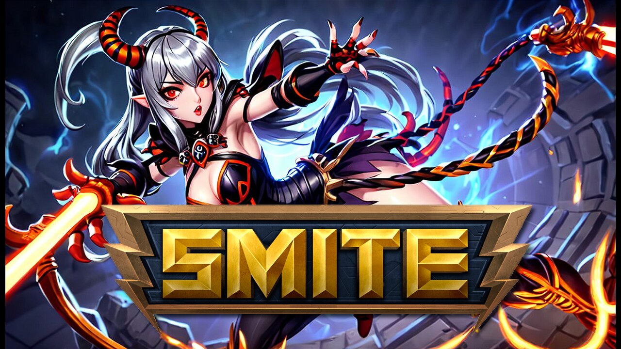 SMITE - getting to level 15 and playing with Shmah LIVE