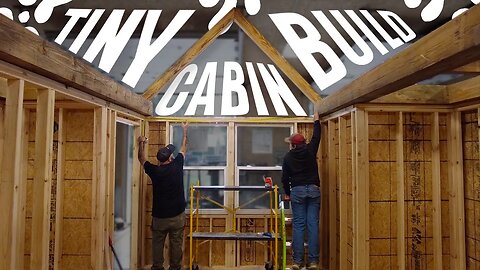 Building a DIY Tiny Cabin with a Loft | Prepping for Our Loft