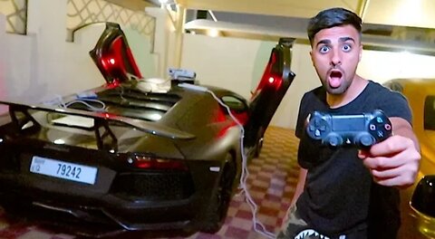 I made my Lamborghini into a Playstation controller..