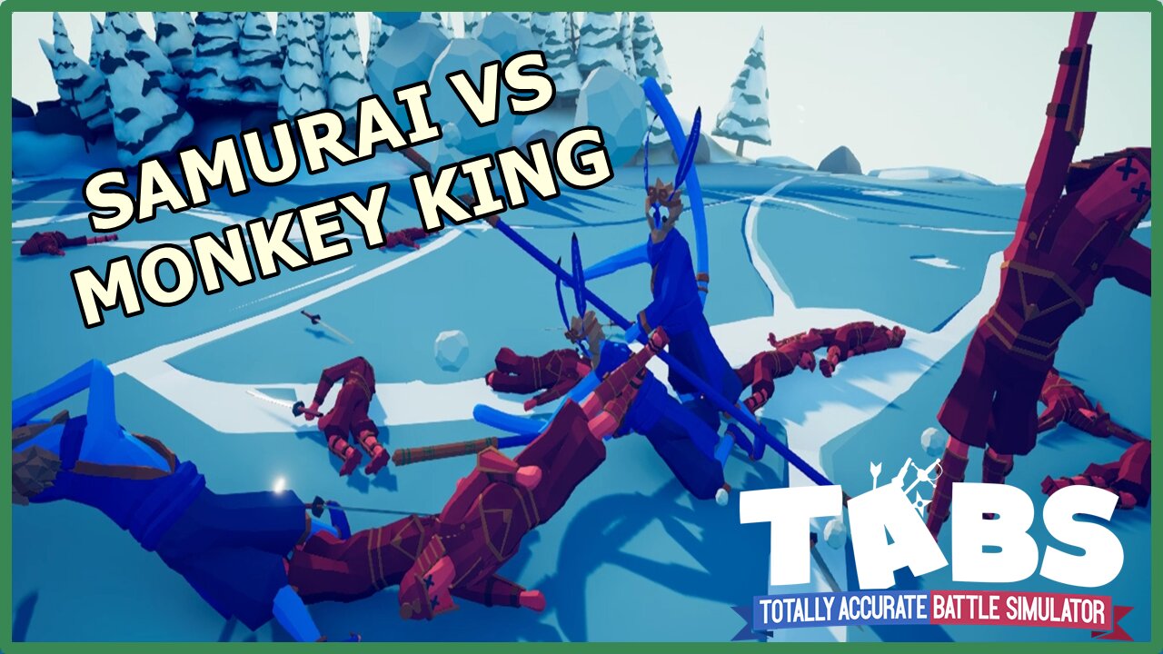 SAMURAI vs MONKEY KING [ Totally Accurate Battle Simulator ]